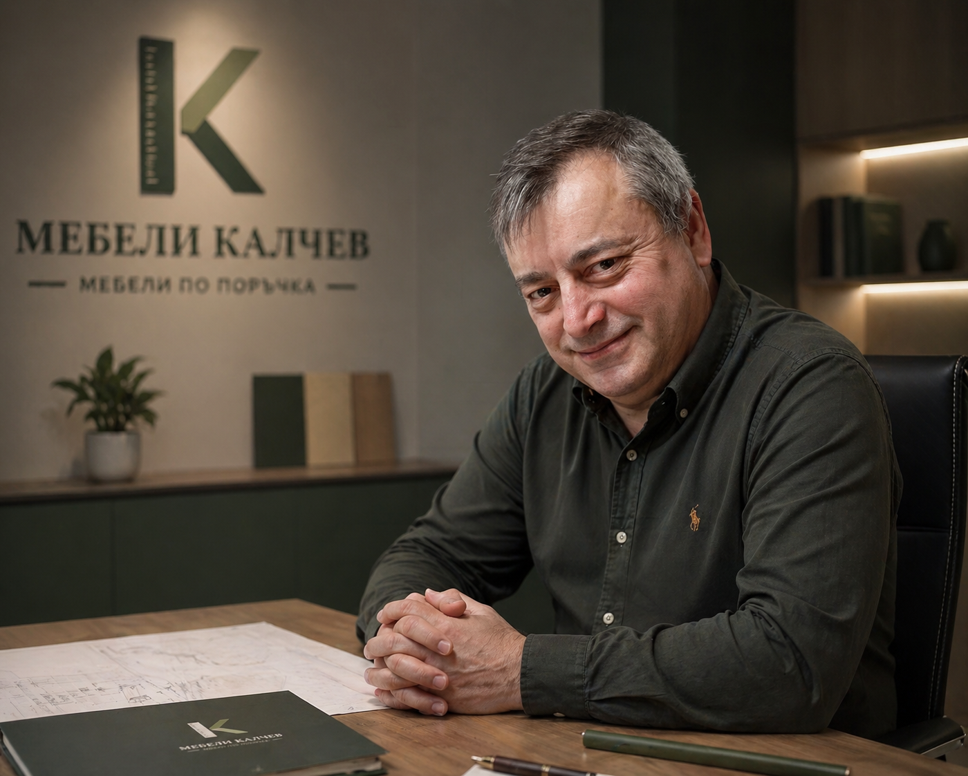 Тодор Калчев — Управител на Мебели Калчев